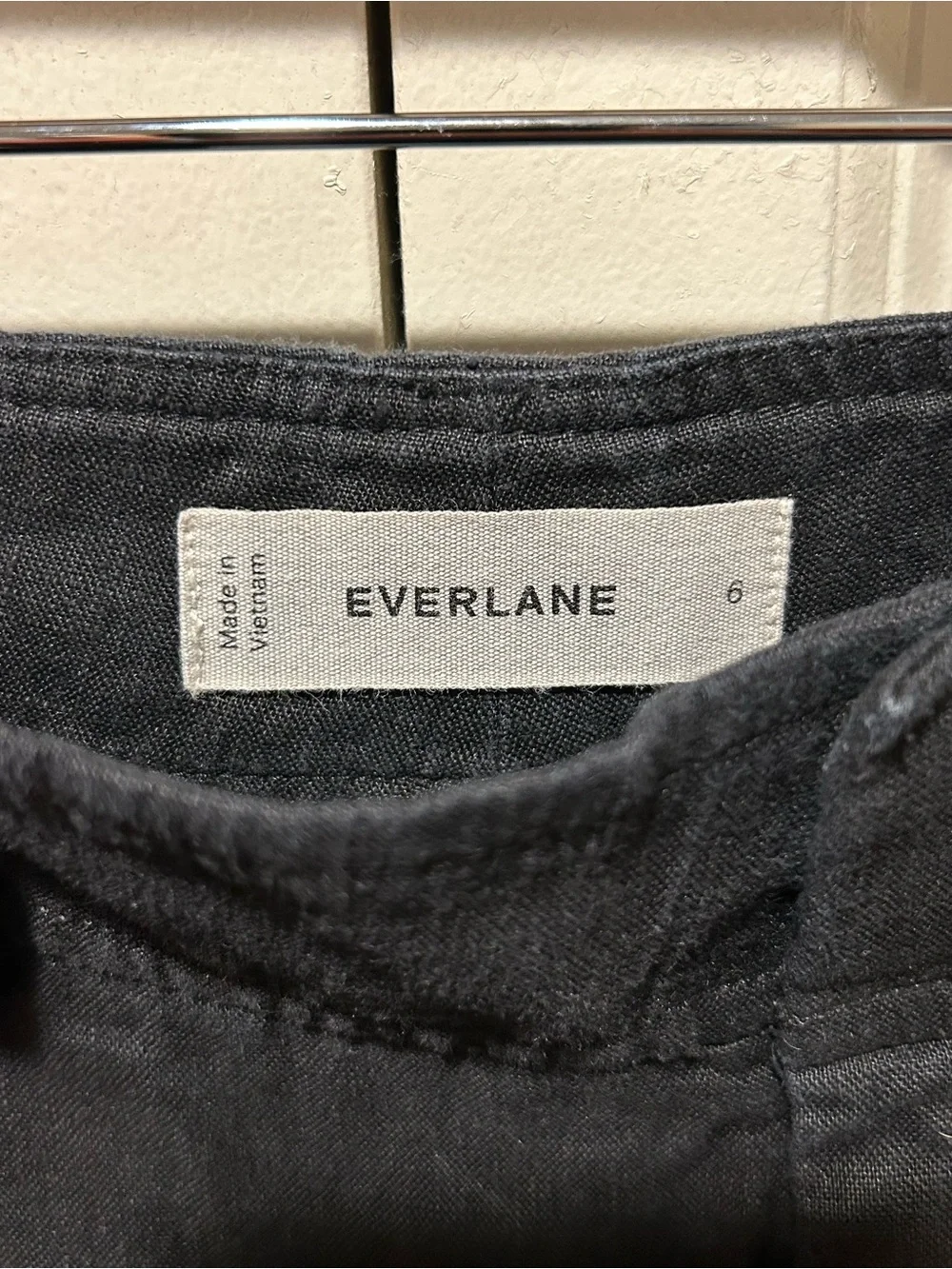 EVERLANE The Linen Way-High Drape Pant 100% European Flax , size 6